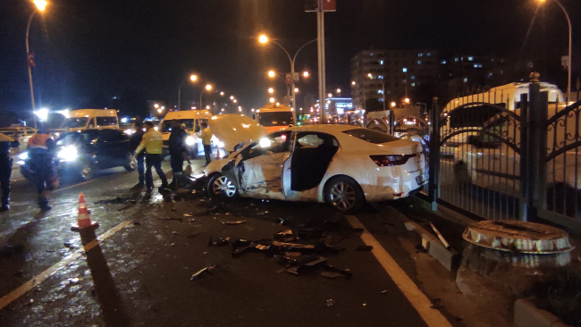 Diyarbakır da zincirleme kaza: 1 polis memuru öldü