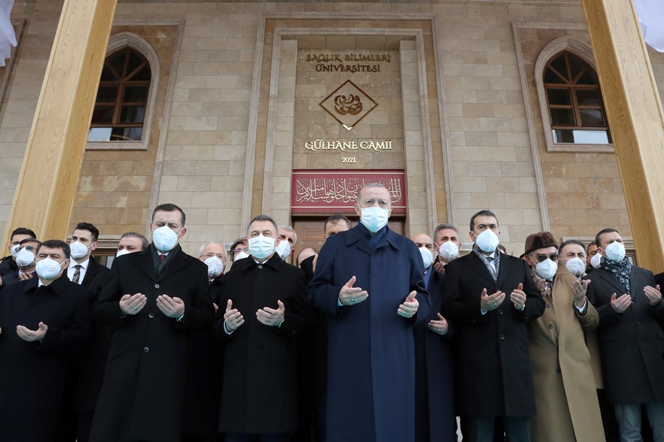 Erdoğan Gülhane Camii nin açılışını yaptı