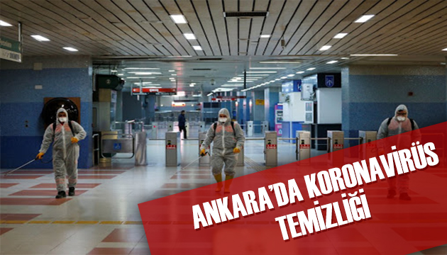 Ankara da koronavirüs önlemi