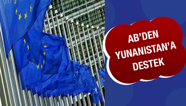 AB den Yunanistan sınırına destek!