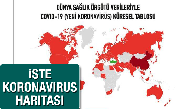 Sağlık Bakanı ndan  koronavirüs  haritası