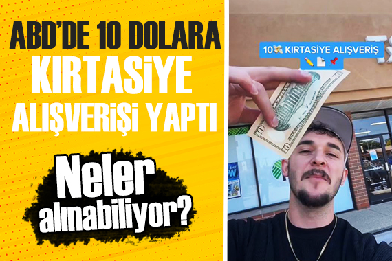 ABD de 10 dolara kırtasiye alışverişi!