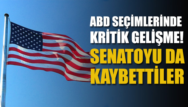 ABD seçimlerinde kritik gelişme! Senatoyu da kaybettiler