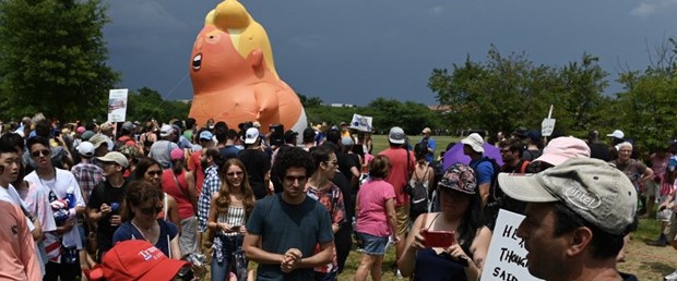 ABD de Trump karşıtı gösteri