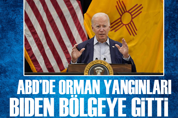 ABD de orman yangını! Biden bölgeye gitti