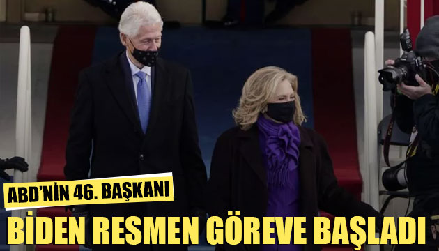 Biden resmen göreve başladı