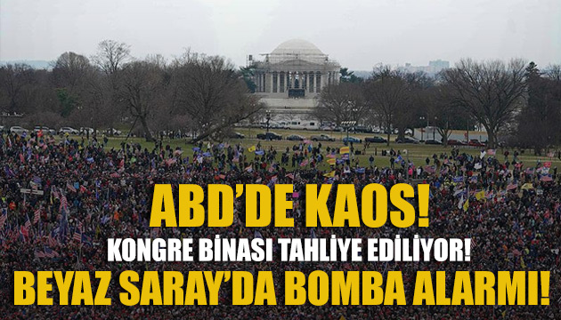ABD fena karıştı: ABD de bomba alarm!