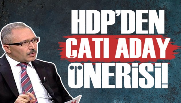 Abdulkadir Selvi: HDP'den çatı aday önerisi!
