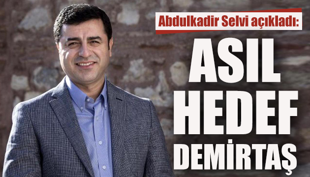 Abdulkadir Selvi: Asıl hedef Demirtaş