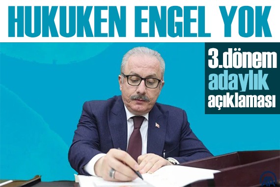 Meclis Başkanı Şentop tan 3.dönem adaylık açıklaması: Önünde engel yok!