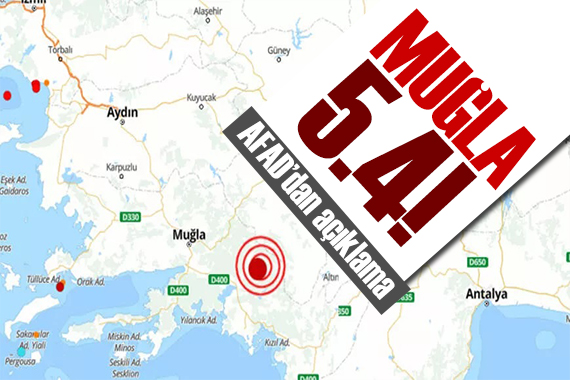 Muğla da korkutan deprem! Çevre illerden hissedildi: AFAD dan açıklama