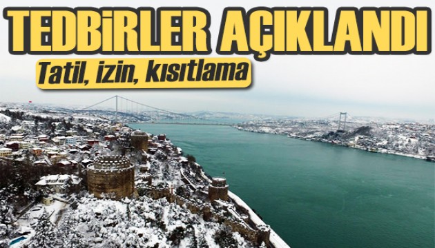 Vali Yerlikaya'dan İstanbul için uyarı: Yeni tedbirler açıklandı