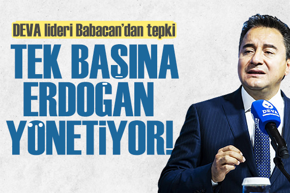 DEVA lideri Babacan dan  TÜİK  tepkisi