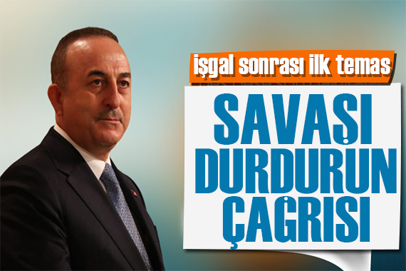 Çavuşoğlu ndan Rus mevkidaşıyla kritik görüşme