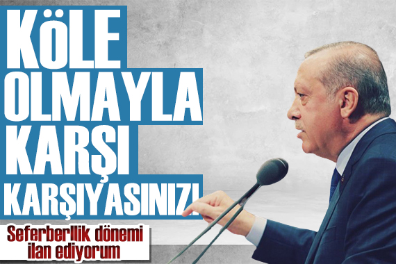Erdoğan dan kritik açıklama: Dünyanın yaşadığı değişim büyük!
