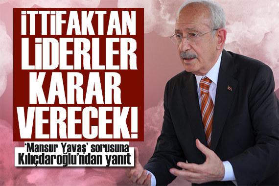 Kılıçdaroğlu ndan adaylık açıklaması: Erdoğan adaylığını açıklayamadı!