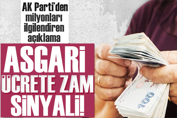 Milyonlarca kişiyi ilgilendiriyor! AK Parti den  zam  sinyali!