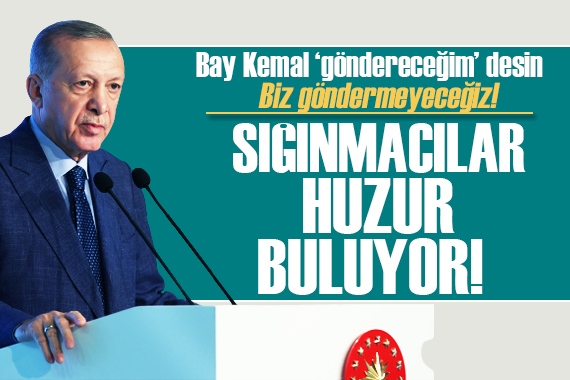 Erdoğan dan 6 lı masaya tepki: Bunları sandığa gömeceğiz