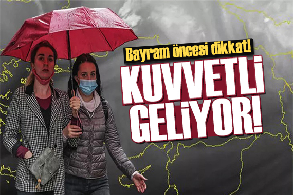 Meteoroloji bölge bölge uyardı: Bayram öncesi dikkat! İşte 30 Nisan hava durumu