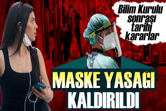 Erdoğan dan koronavirüs mesajı: Maske yasağı kaldırıldı!
