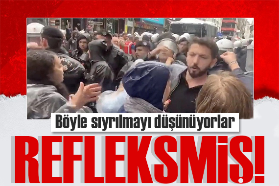 HDP den  polise yumruk  savunması: Refleksti
