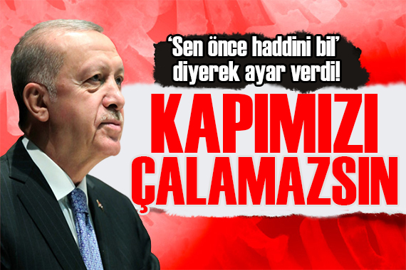 Erdoğan dan TÜSİAD Başkanına tepki: İktidarın kapısından içeri giremezler