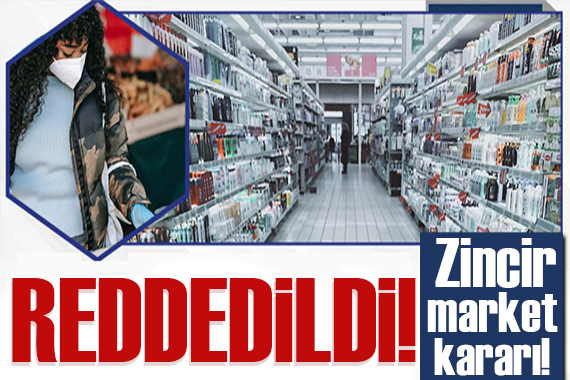 Zincir marketlerin itirazı reddedildi