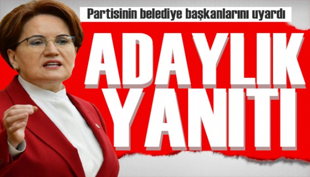 Akşener'den adaylık yanıtı: Ben Başbakan adayıyım
