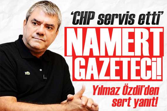 Yılmaz Özdil den eleştirilere tepki: Namert gazeteci