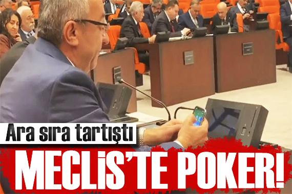 CHP sıraları sessiz! Engin Altay poker oynadı