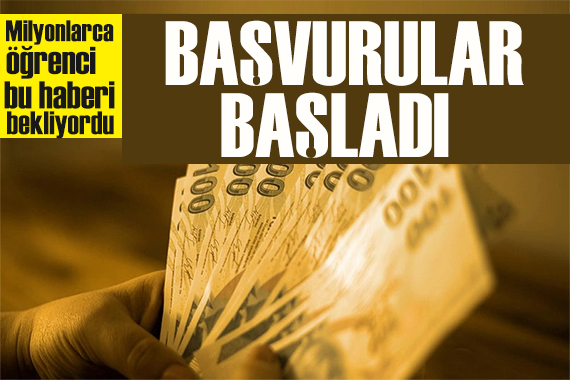 Burs ve öğrenim kredisi başvuruları başladı