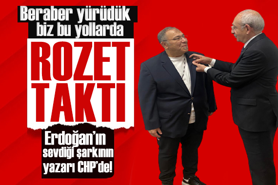 Aşkın Tuna CHP ye katıldı! Rozetini Kılıçdaroğlu taktı