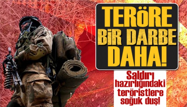 PKK'ya bir darbe daha: 9 terörist etkisiz!