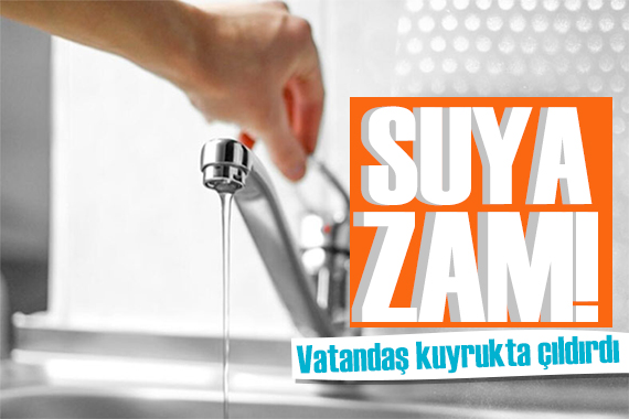 İzmir de akmayan suya dev zam! Vatandaş isyan etti