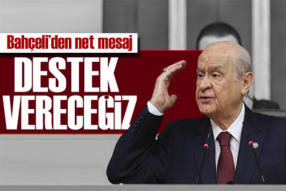 Bahçeli den başörtüsü mesajı: Destek vereceğiz