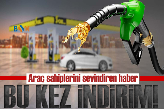 Araç sahipleri dikkat! Motorine indirim geliyor