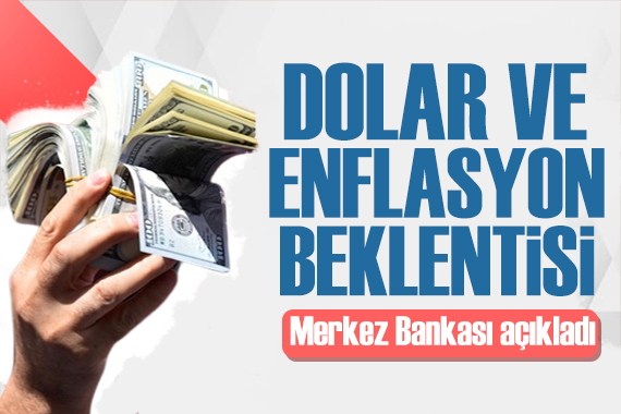 Merkez Bankası ndan dolar ve enflasyon tahmini: Beklenti düştü