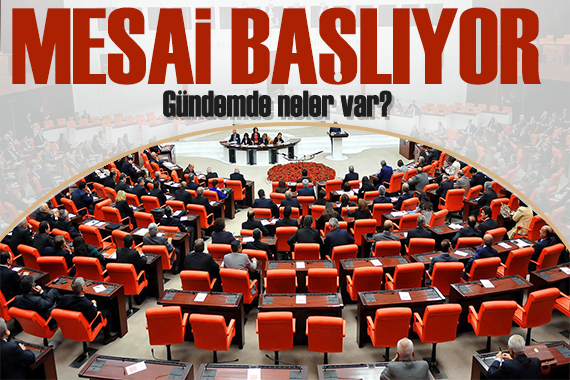 TBMM de 3 ay aradan sonra mesai başlıyor