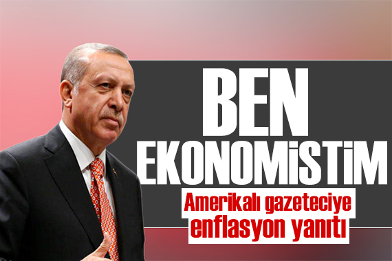 Erdoğan dan enflasyon sorusuna yanıt: Aşılamaz bir tehlike değil