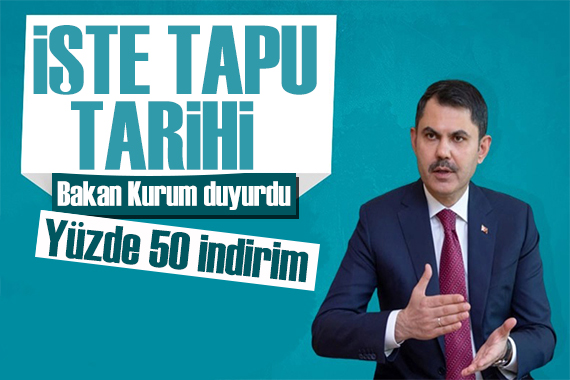 Bakan Kurum duyurdu: Tapular Aralık ayında verilecek