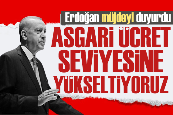 Erdoğan öğrencilere duyurdu: Asgari ücret seviyesinde olacak