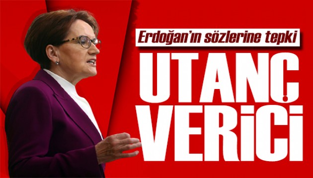Akşener'den Erdoğan'a tepki: Yine hedefin ortasında Türk kadını var