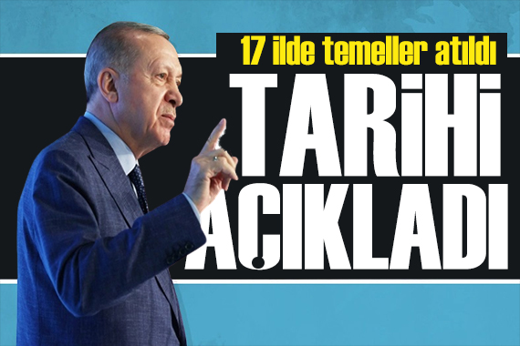 Cumhurbaşkanı Erdoğan konutların biteceği tarihi açıkladı