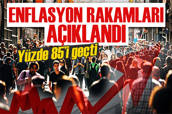 TÜİK açıkladı: Enflasyon rakamları belli oldu