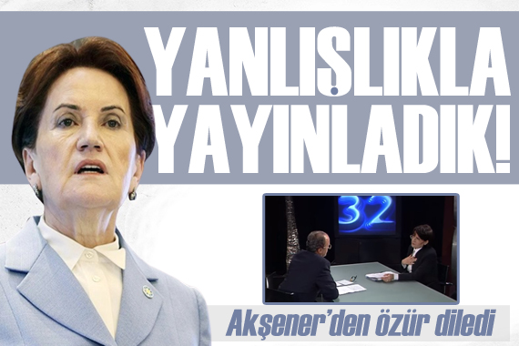 Yıllar sonra ortaya çıktı! Umur Birand, Akşener den özür diledi