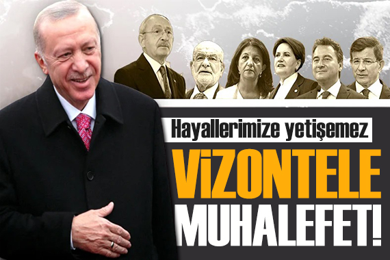 Erdoğan dan altılı masaya gönderme: Vizontele muhalefet!