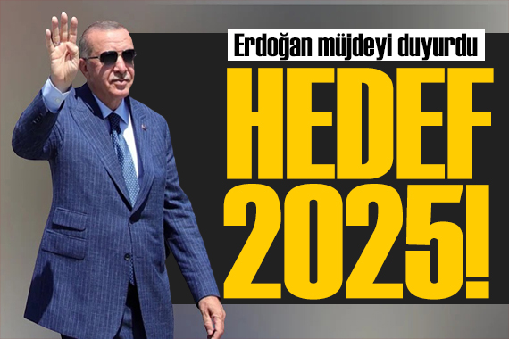 Erdoğan dan Bursa ya müjde: Hedef 2025!