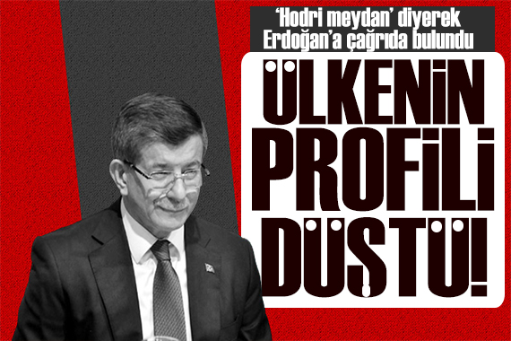 Davutoğlu ndan Erdoğan a yanıt: Ülkenin profili düştü