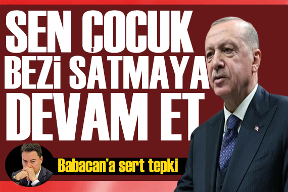 Erdoğan dan Babacan a SİHA tepkisi: Benden bir şey alamamışsın