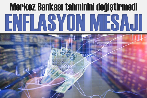 Merkez Bankası ndan enflasyon mesajı: Yönünü aşağıya çevirdi